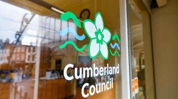 Cumberland Council office front door